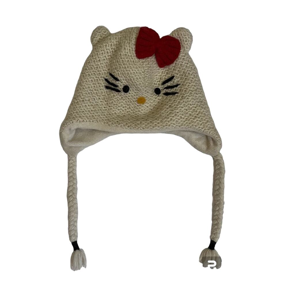 Handmade Hello Kitty Wool Winter Hat
